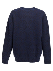 Givenchy Embroidery Sweater Blue