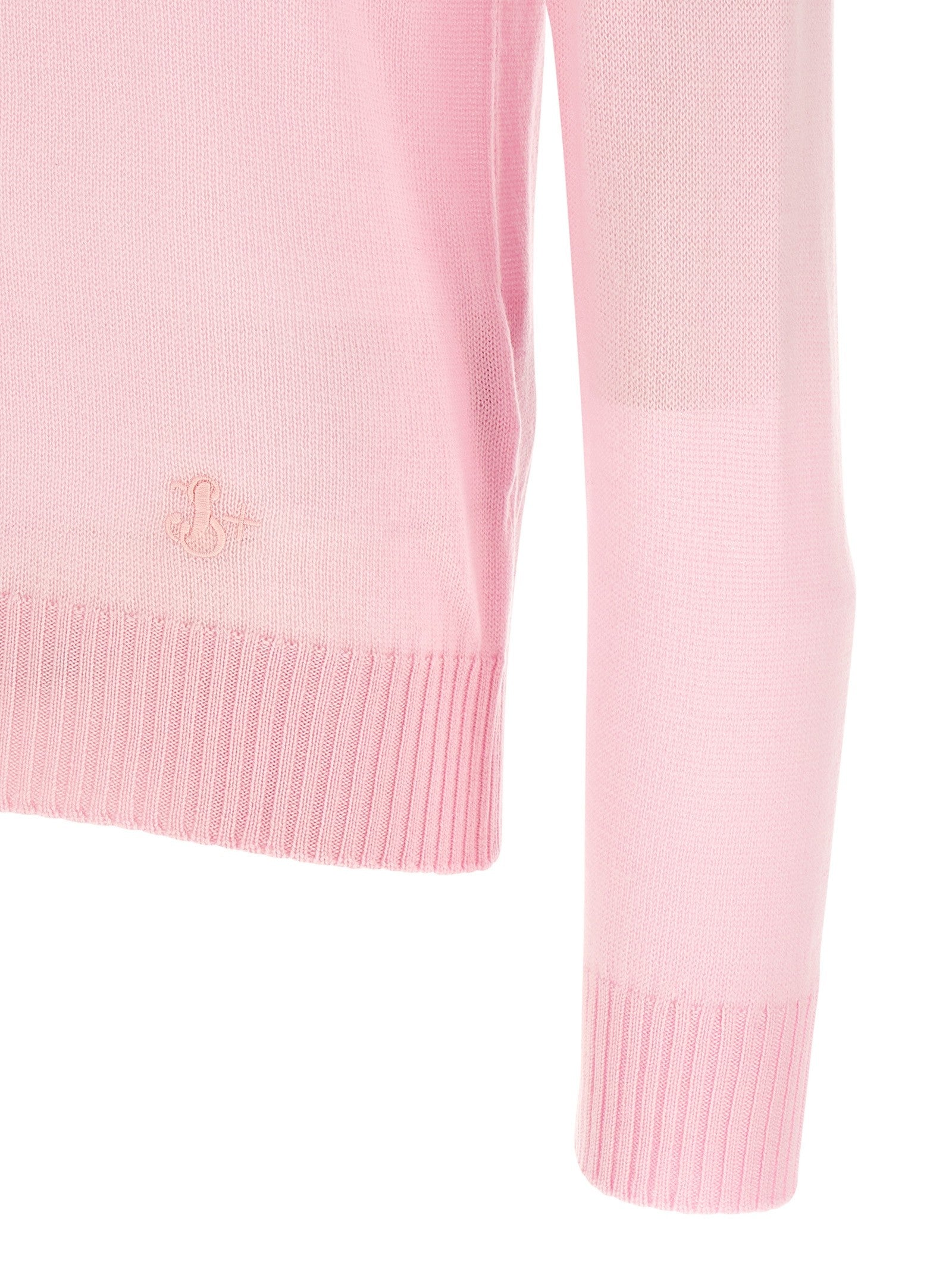 Jil Sander Embroidery Sweater Blue