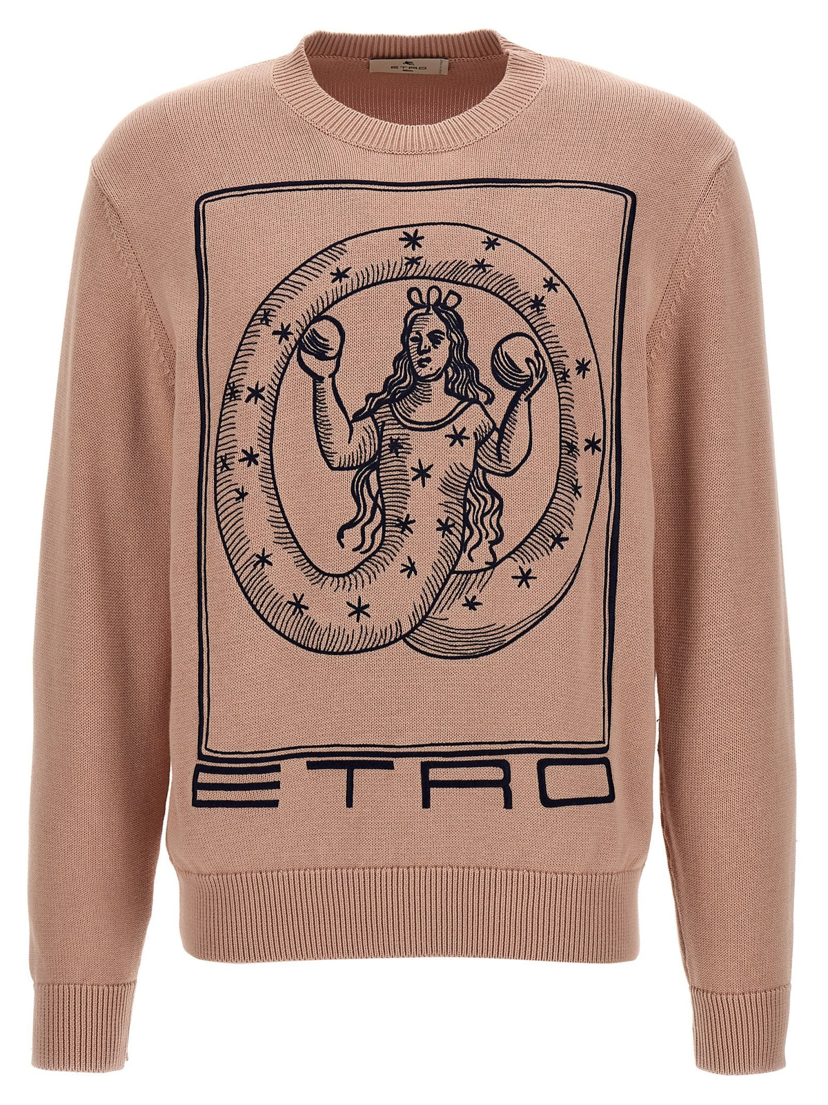 ETRO Embroidery Sweater Blue