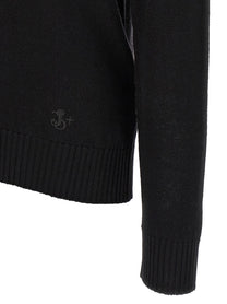 Jil Sander Embroidery Sweater Black