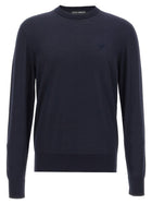 Dolce &amp; Gabbana Embroidery Sweater Blue