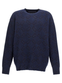 Givenchy Embroidery Sweater Blue
