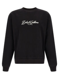 Dolce &amp; Gabbana Embroidery Sweatshirt Black
