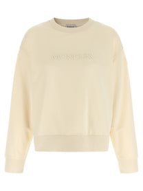Moncler Embroidery Sweatshirt Beige
