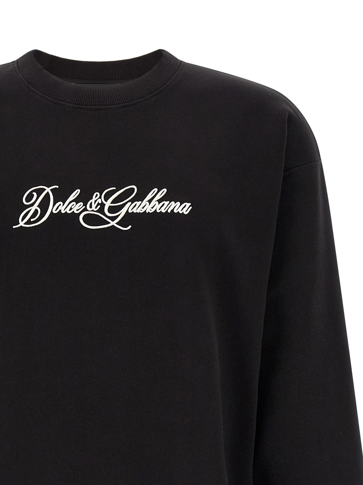 Dolce &amp; Gabbana Embroidery Sweatshirt Black