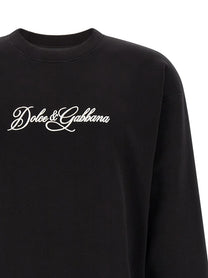 Dolce &amp; Gabbana Embroidery Sweatshirt Black
