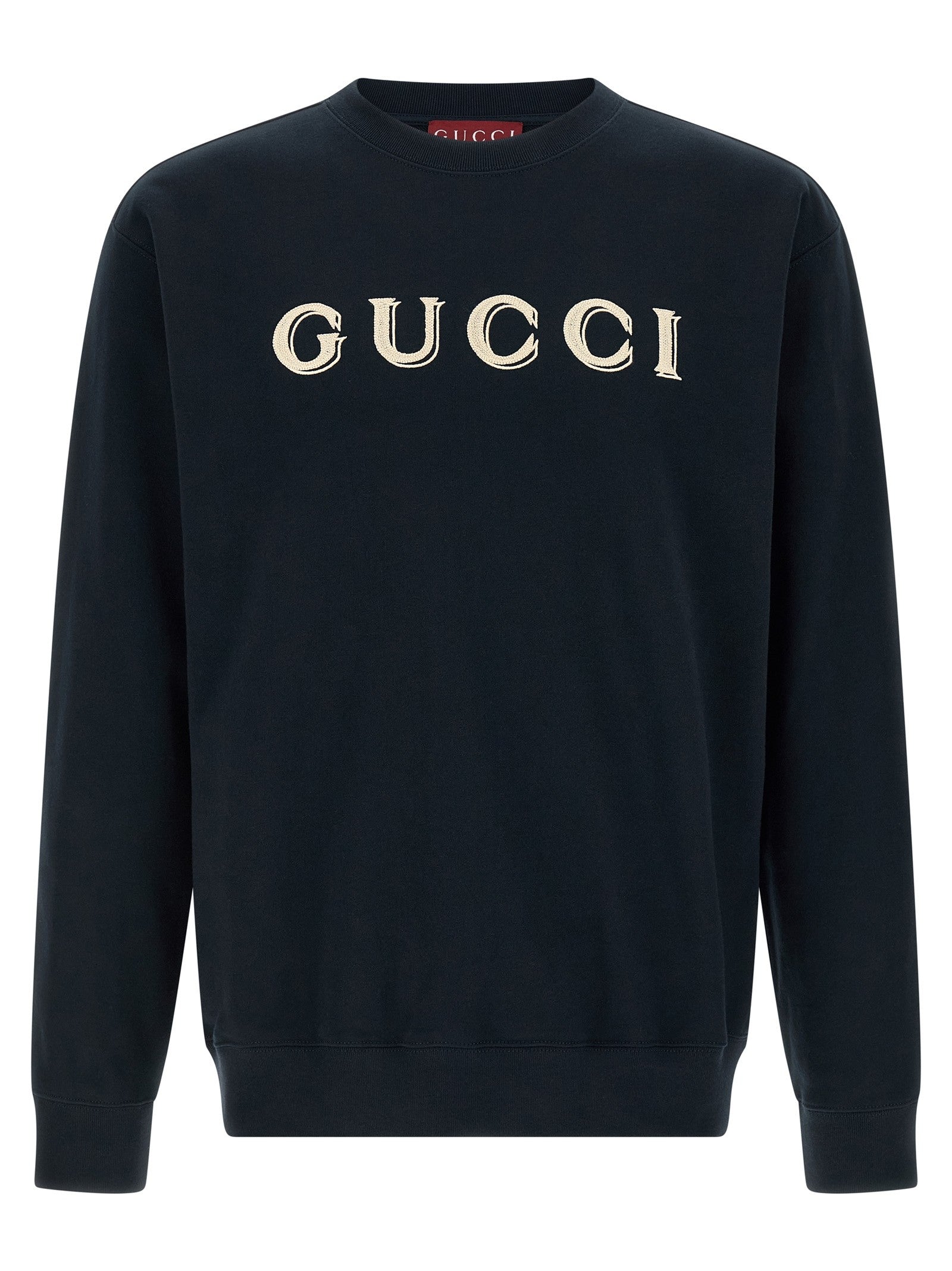 Gucci Embroidery Sweatshirt Blue