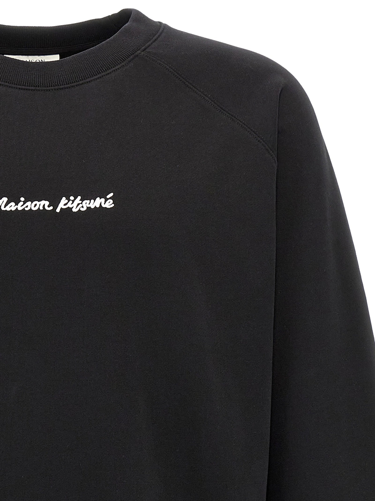 Maison Kitsuné Embroidery Sweatshirt Black, view 3