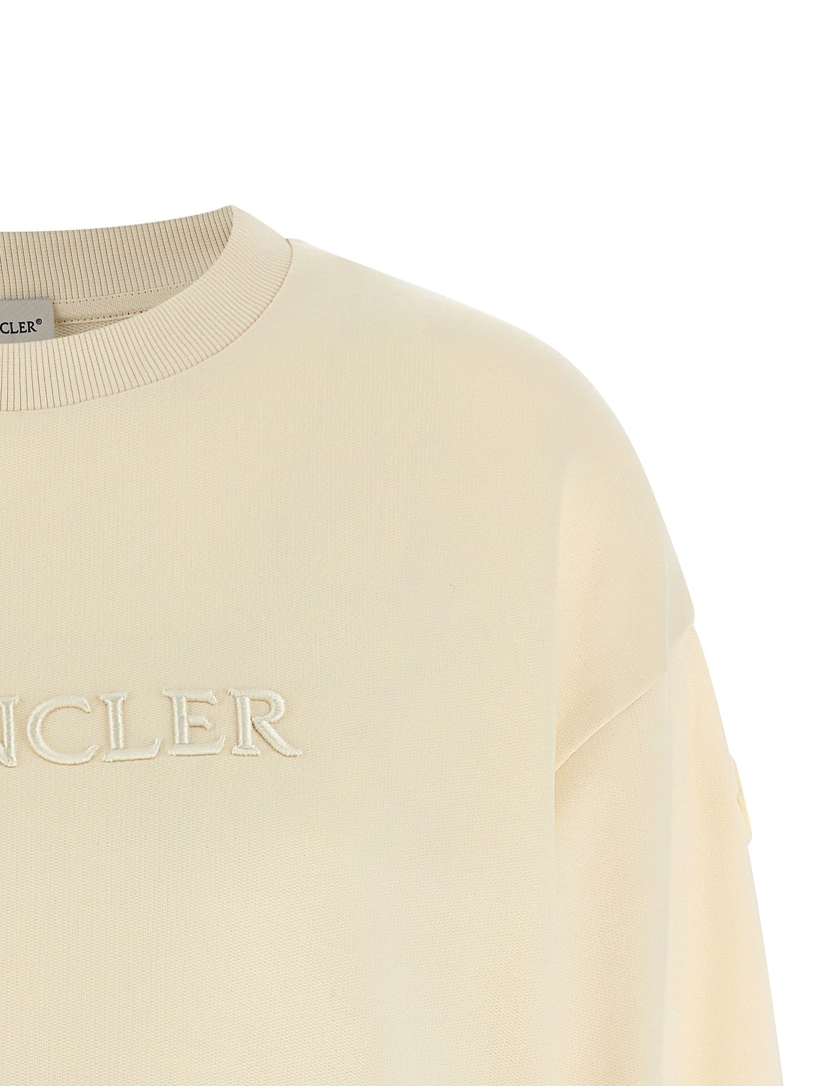 Moncler Embroidery Sweatshirt Beige