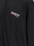 Balenciaga Embroidery Sweatshirt Black, view 4