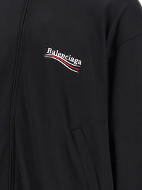 Balenciaga Embroidery Sweatshirt Black