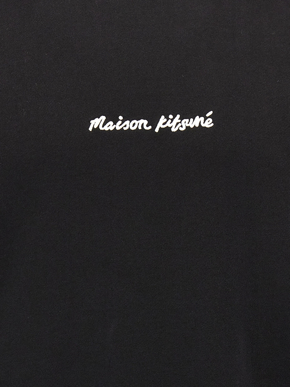 Maison Kitsuné Embroidery Sweatshirt Black