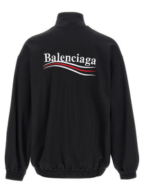 Balenciaga Embroidery Sweatshirt Black