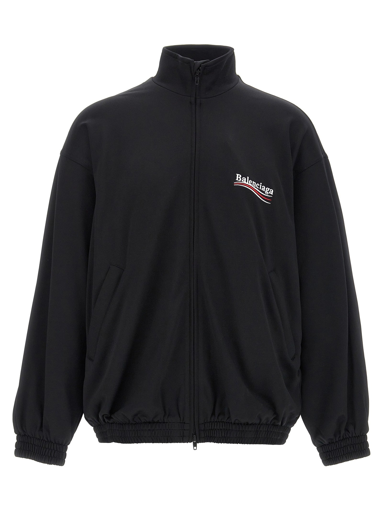 Balenciaga Embroidery Sweatshirt Black