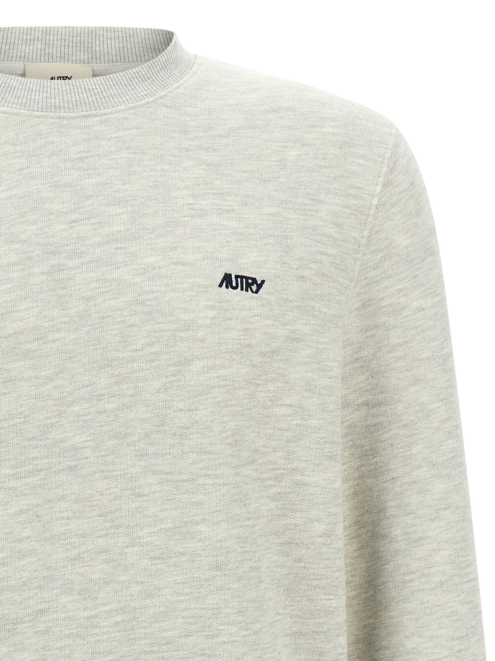 AUTRY Embroidery Sweatshirt Grey