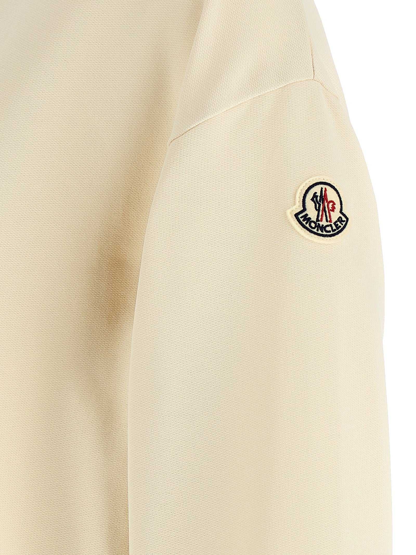 Moncler Embroidery Sweatshirt Beige