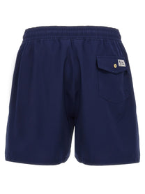 Polo Ralph Lauren Embroidery Swim Shorts Blue