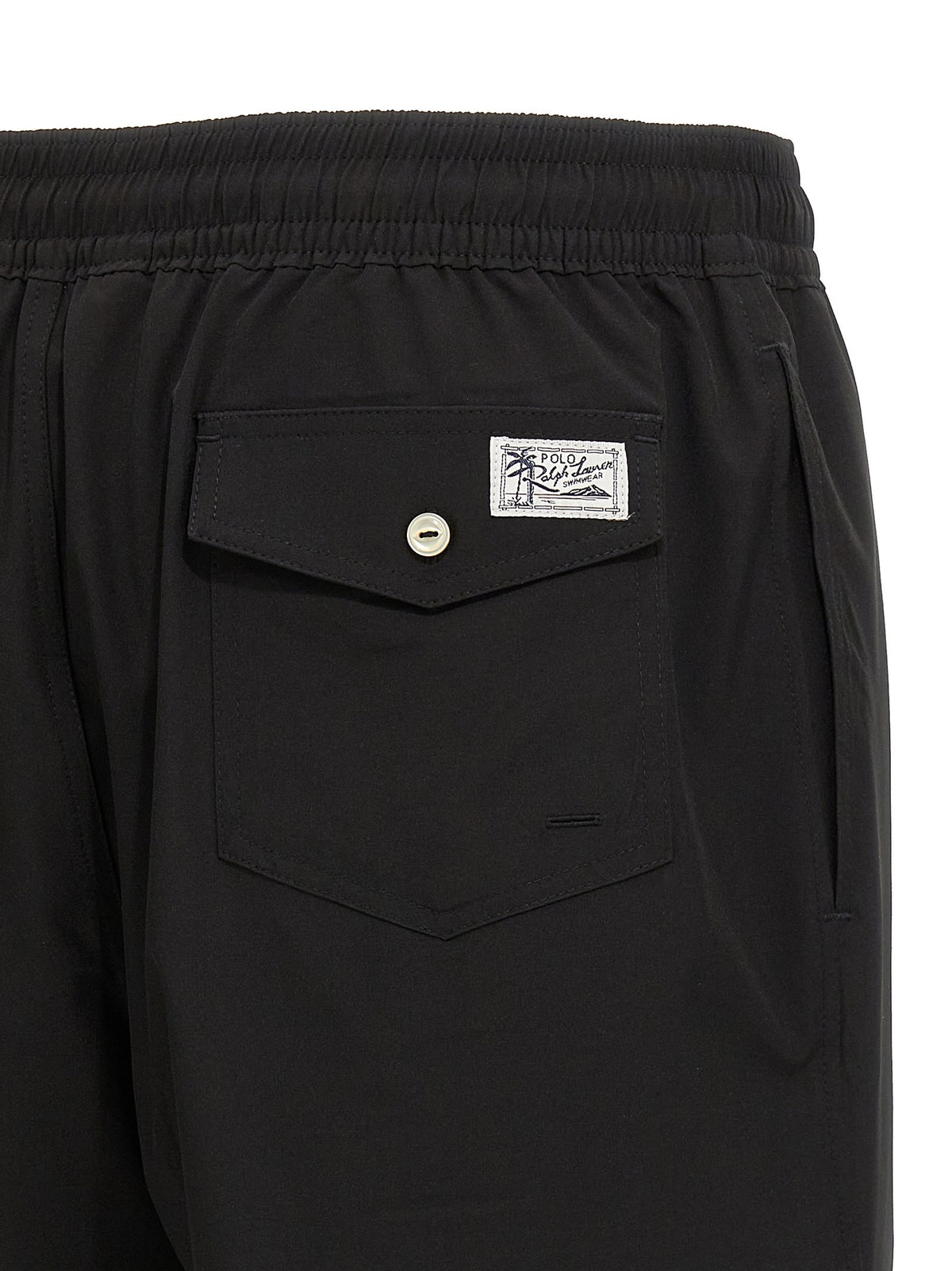Polo Ralph Lauren Embroidery Swim Shorts Black, view 4
