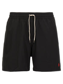 Polo Ralph Lauren Embroidery Swim Shorts Black