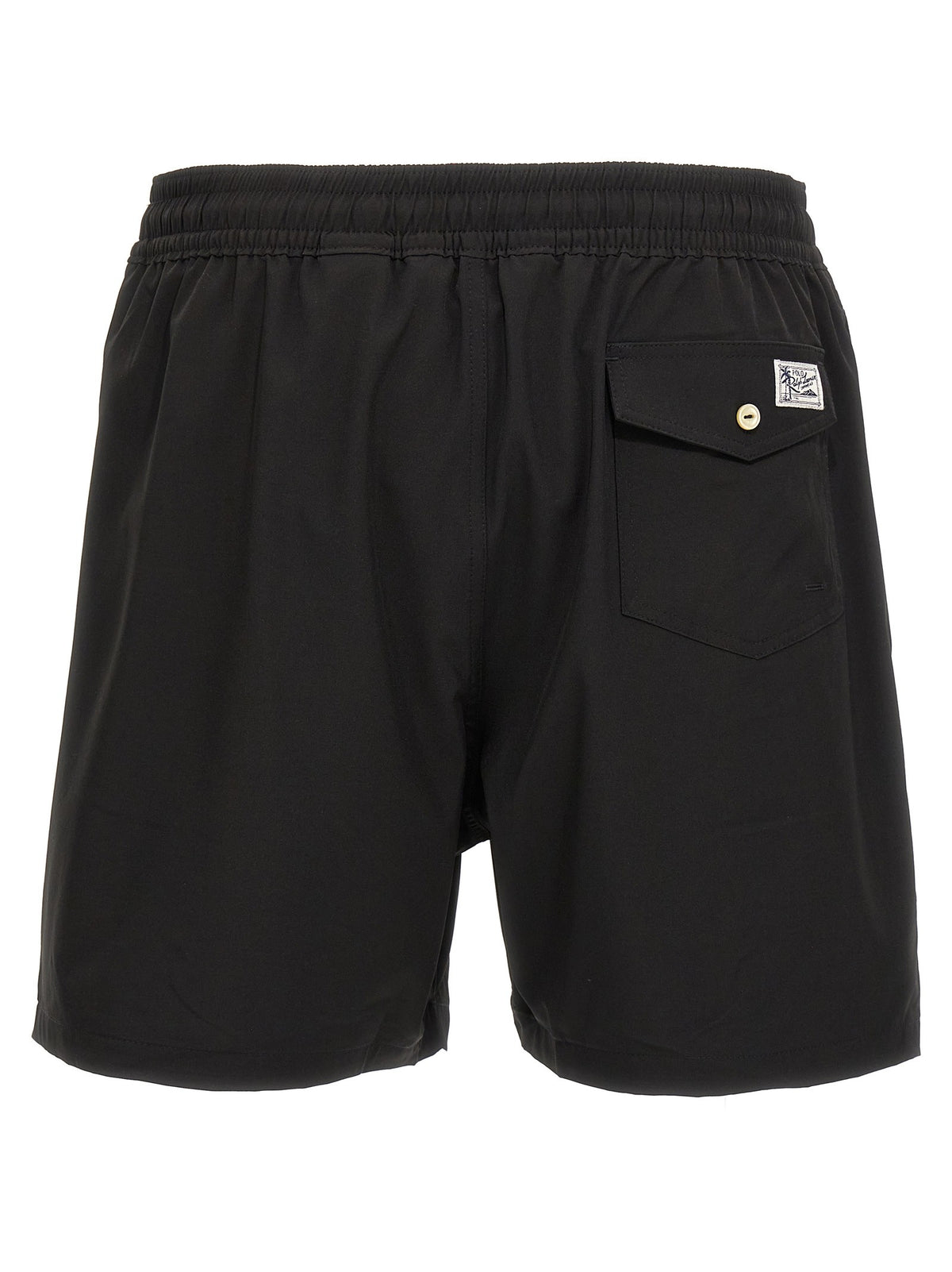 Polo Ralph Lauren Embroidery Swim Shorts Black