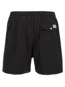 Polo Ralph Lauren Embroidery Swim Shorts Black