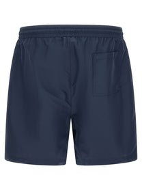 Brunello Cucinelli Embroidery Swimsuit Blue, view 2