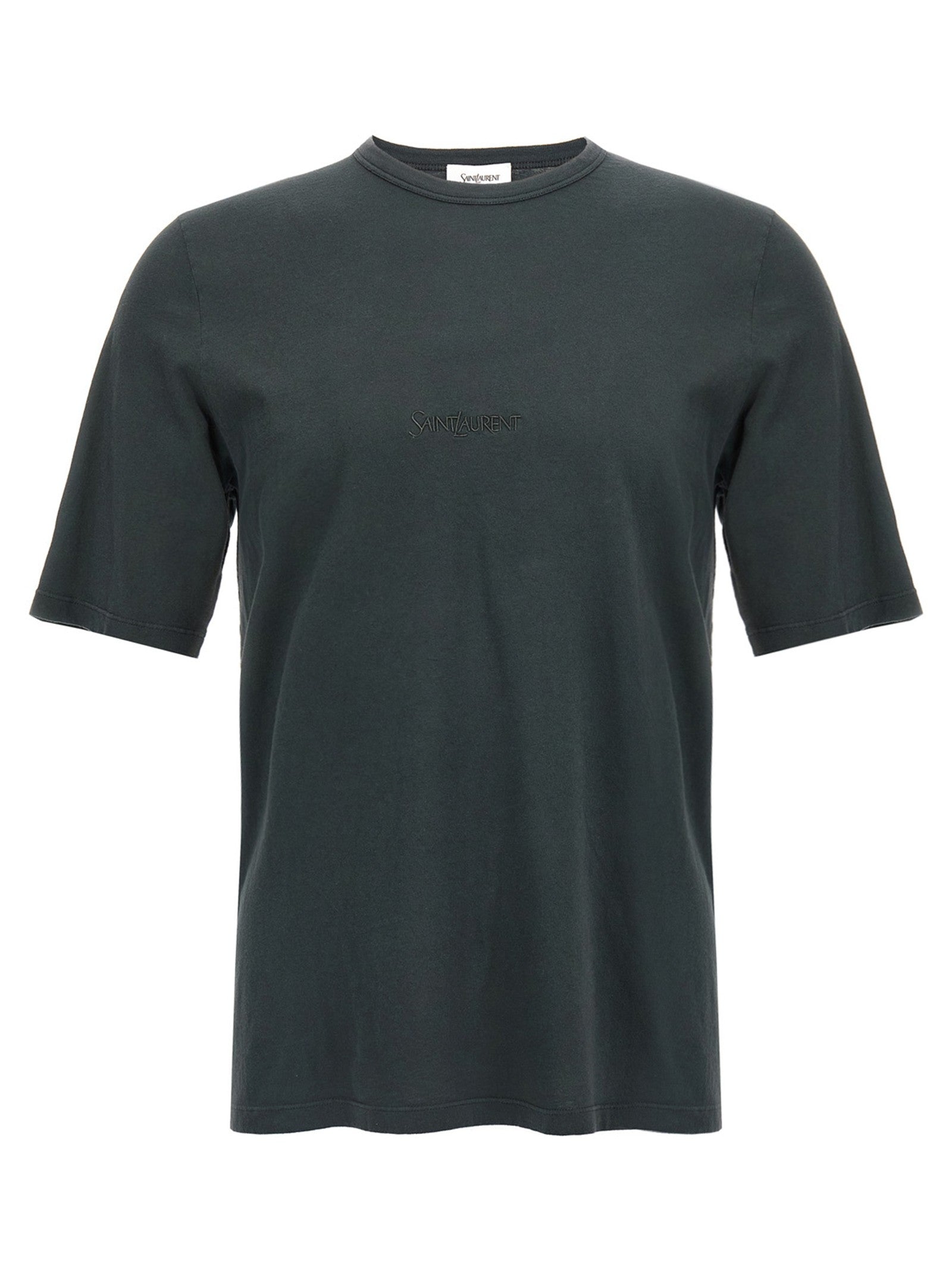 Saint Laurent Embroidery Shirt Black