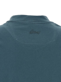 Brioni Embroidery Shirt Blue