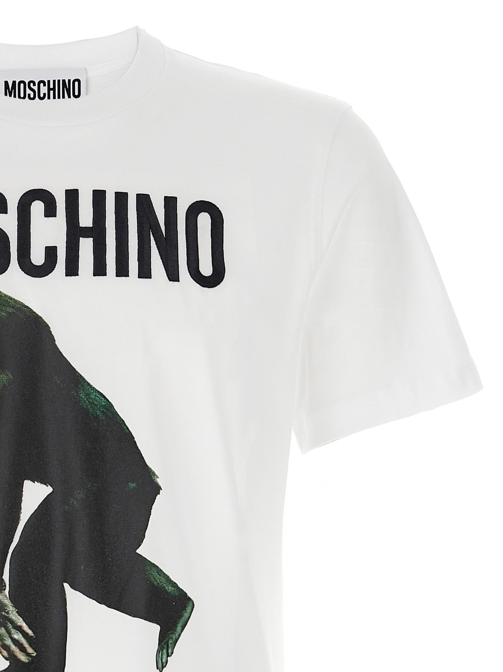 Moschino Embroidery Shirt White