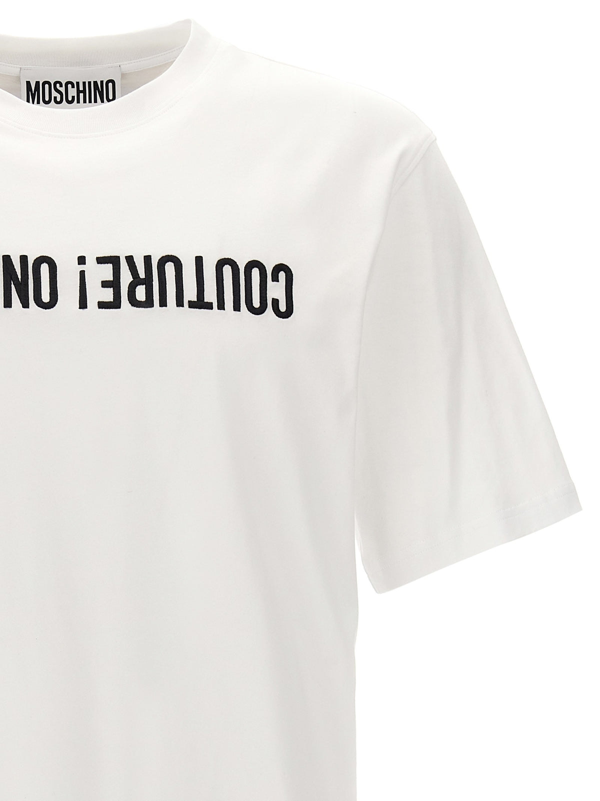 Moschino Embroidery Shirt White