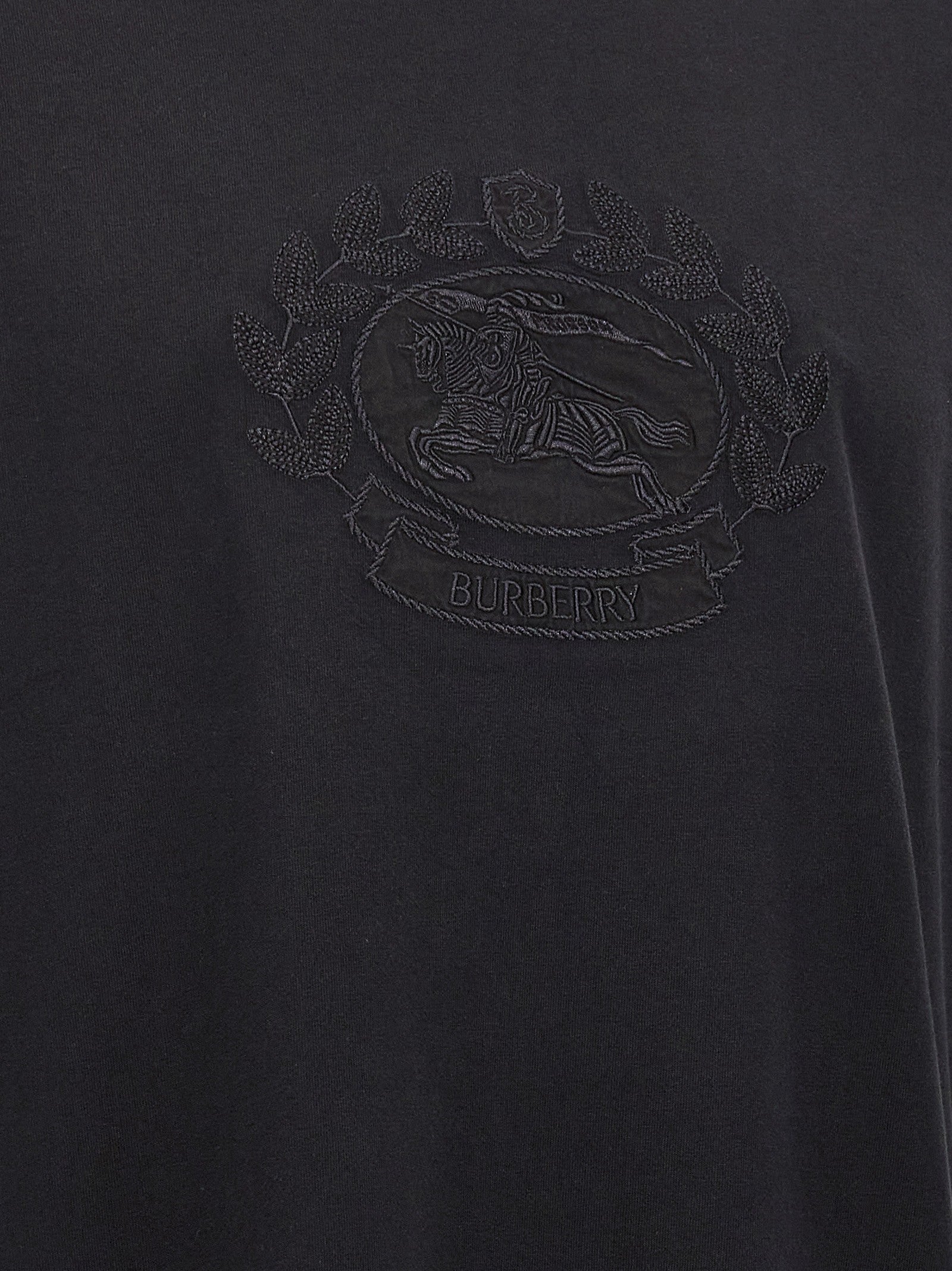Burberry Embroidery Shirt Black