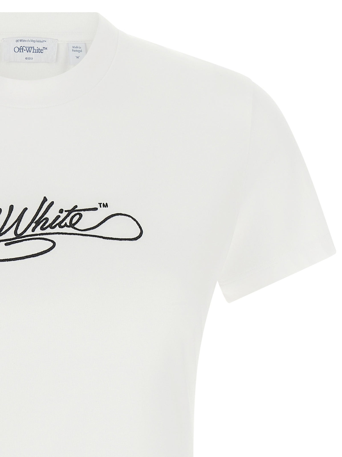 Off-White Embroidery Shirt White, view 3