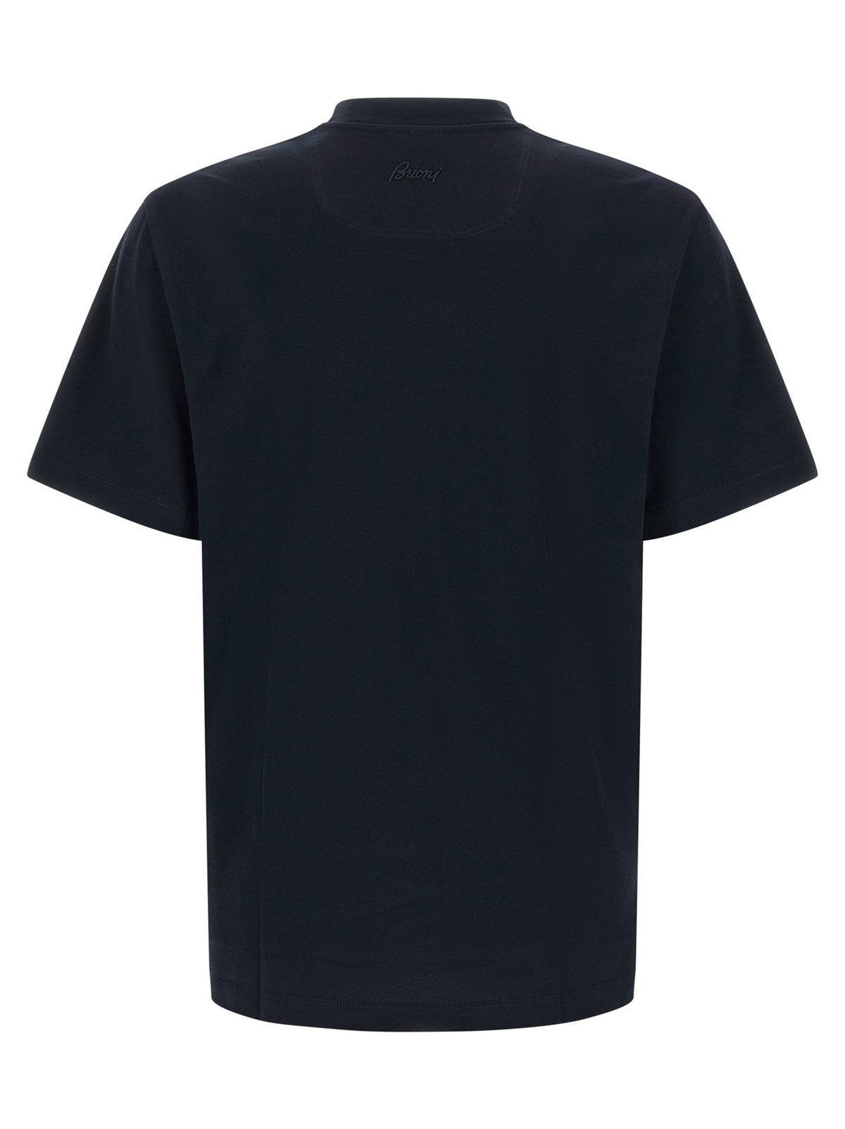 Brioni Embroidery Shirt Blue, view 2