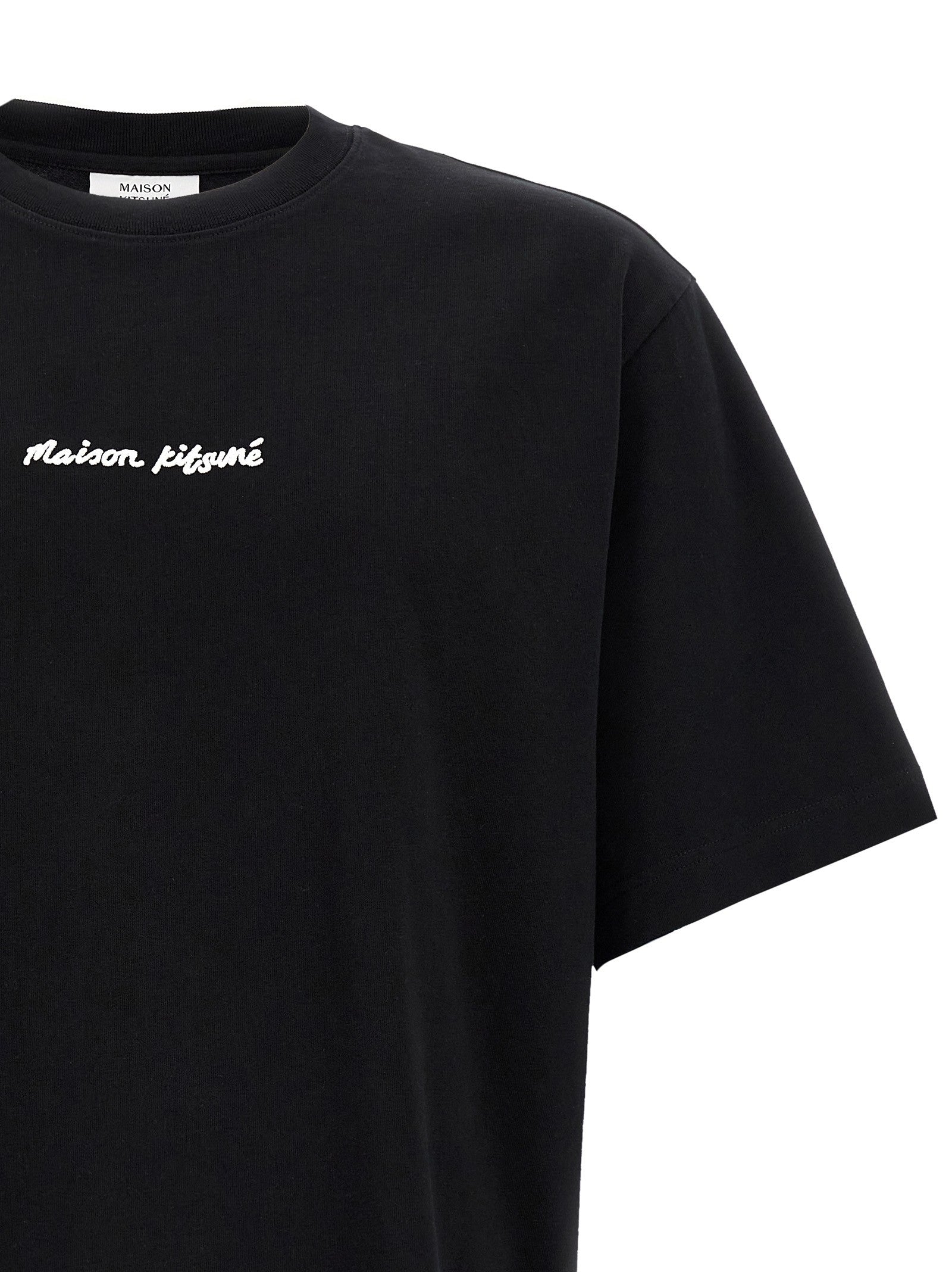 Maison Kitsuné Embroidery Shirt Black