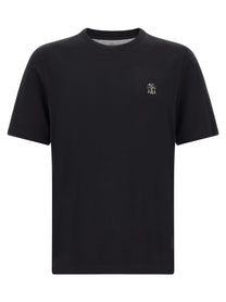 Brunello Cucinelli Embroidery Shirt Black