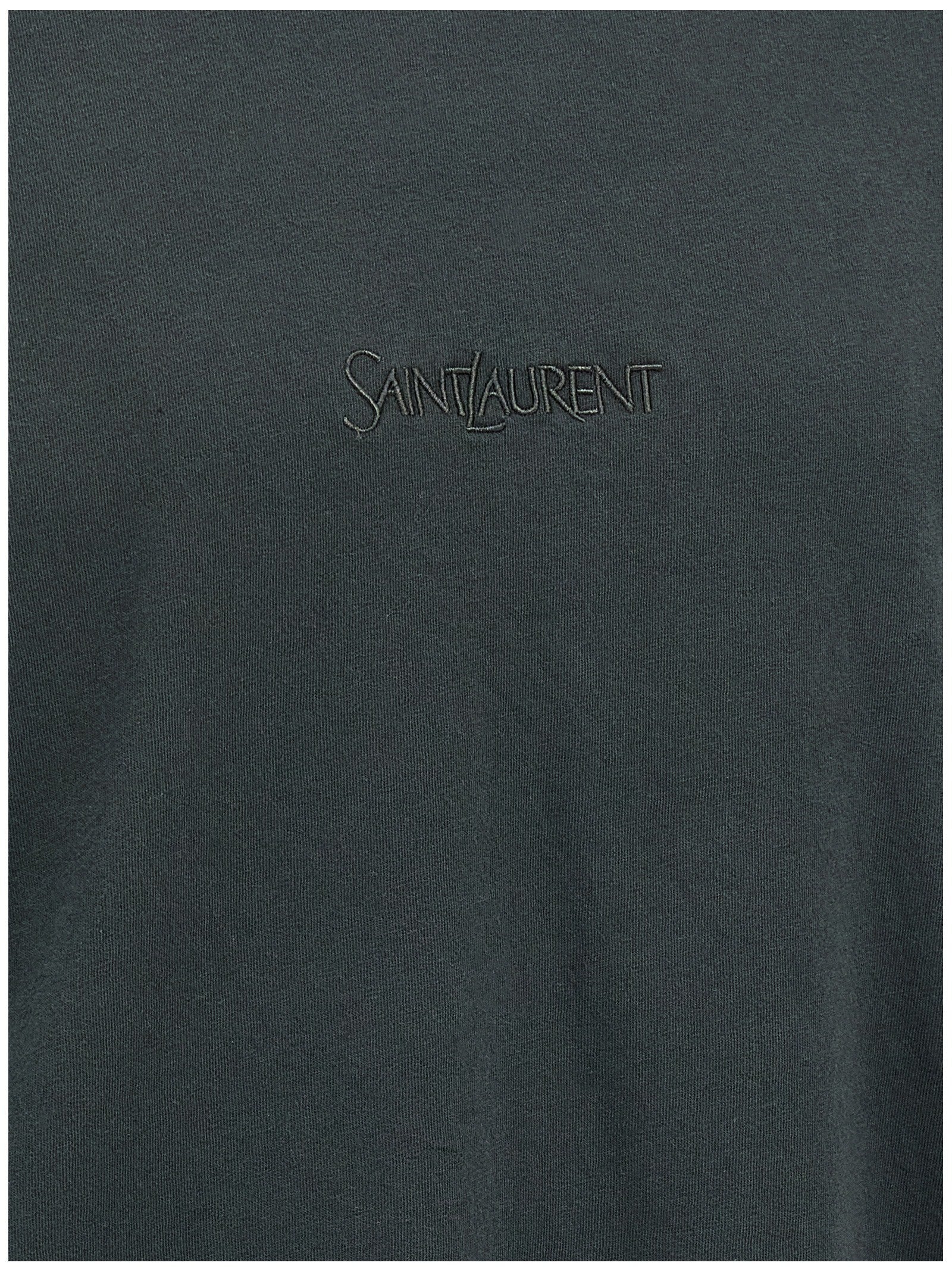 Saint Laurent Embroidery Shirt Black