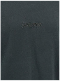 Saint Laurent Embroidery Shirt Black