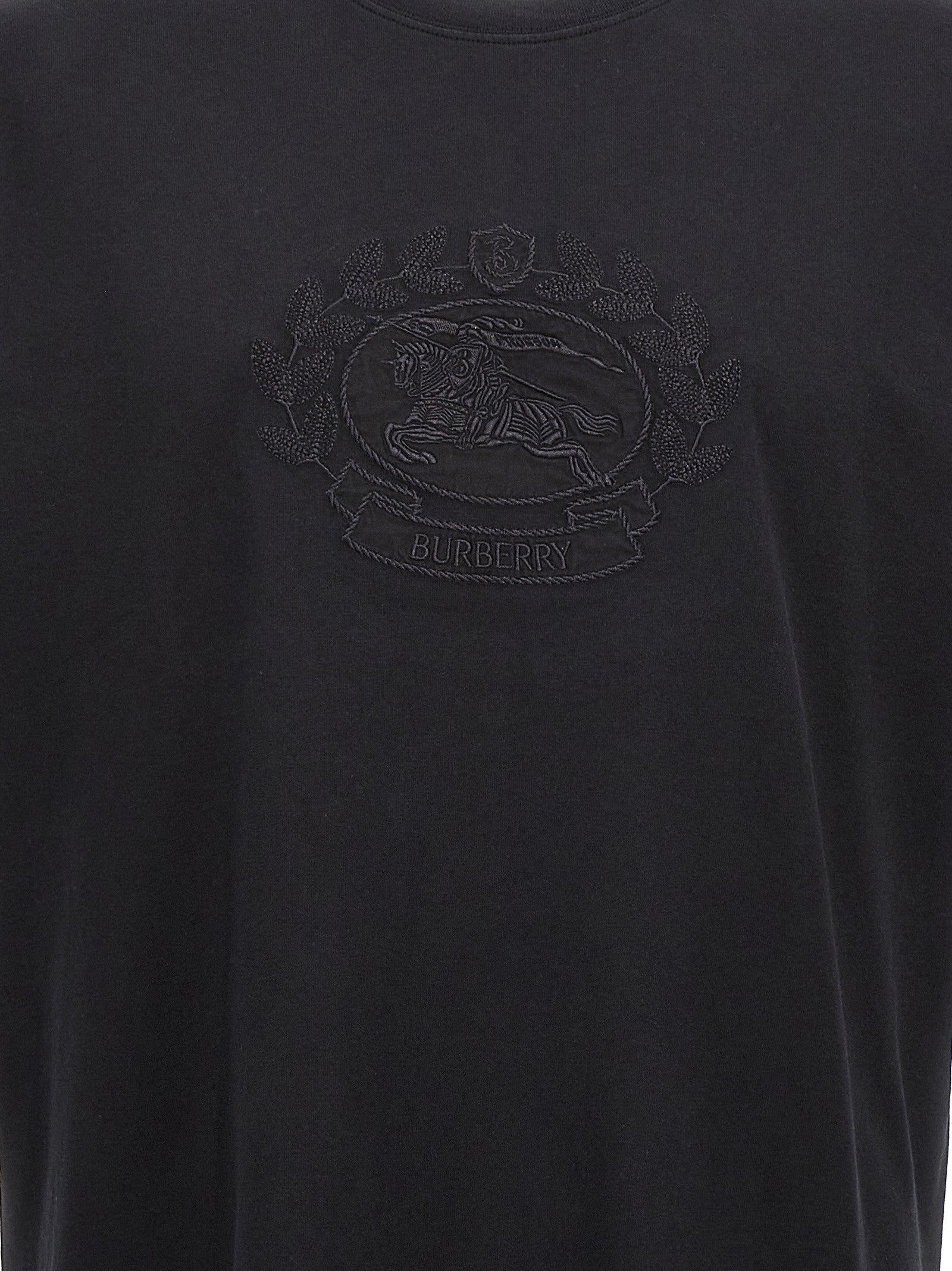 Burberry Embroidery Shirt Black