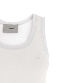 Coperni Embroidery Tank Top White