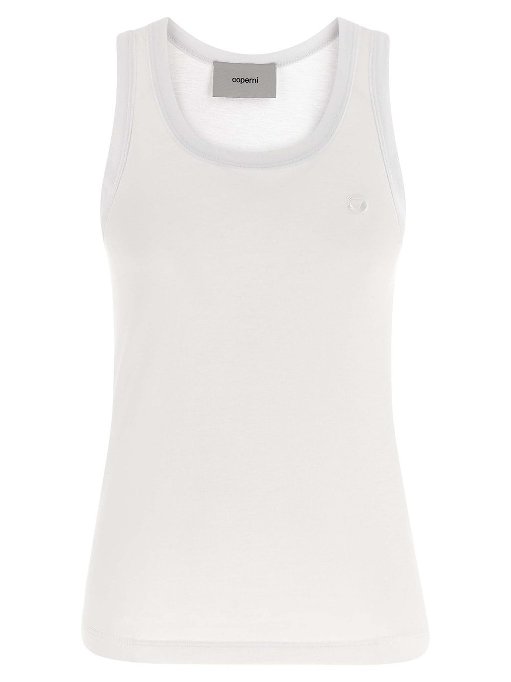 Coperni Embroidery Tank Top White
