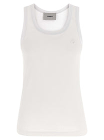 Coperni Embroidery Tank Top White