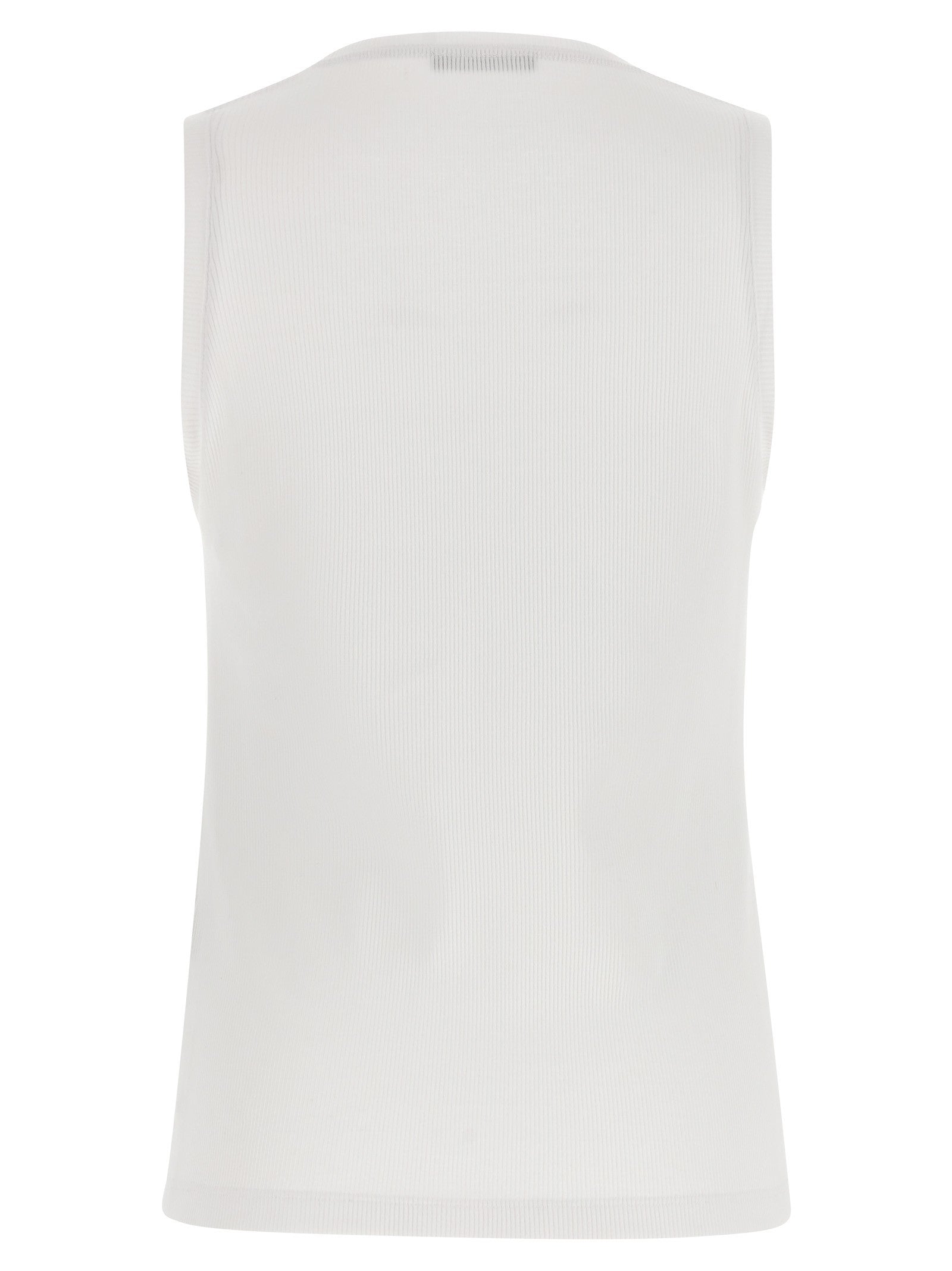 Balmain Embroidery Tank Top White