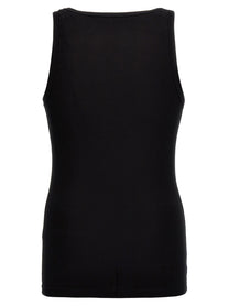 Versace Embroidery Tank Top Black