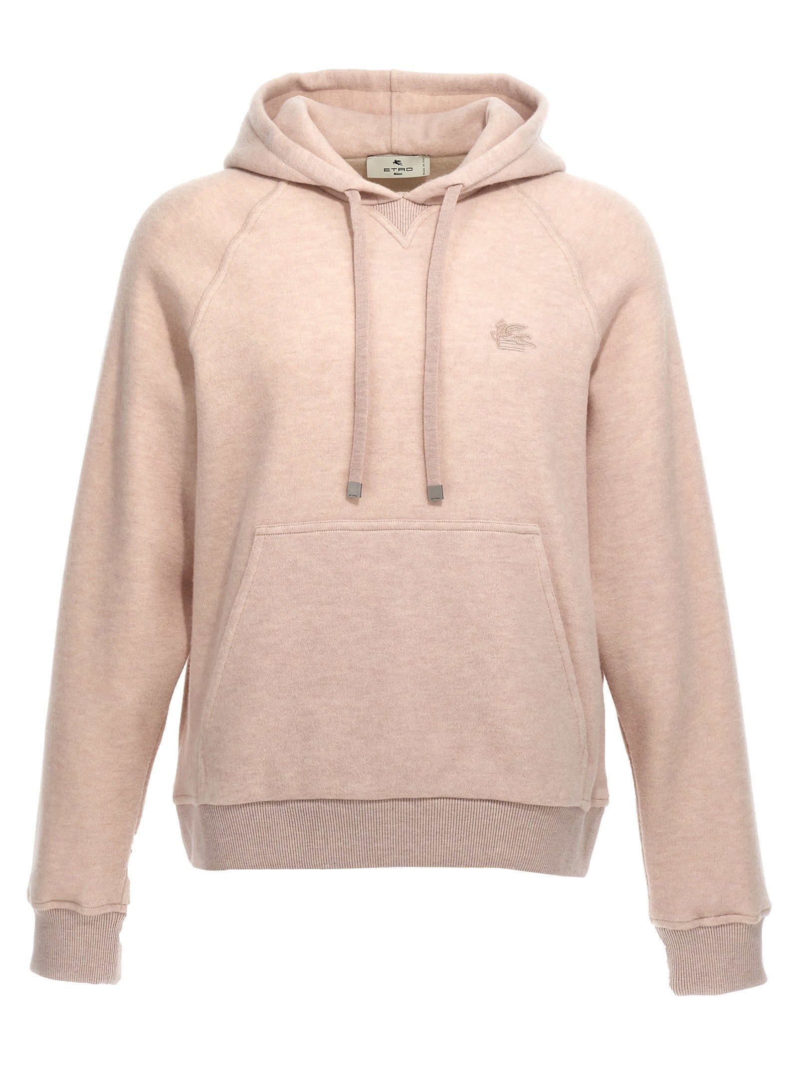 ETRO Embroidery Wool Hoodie Beige