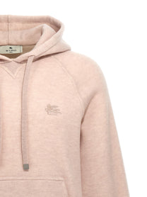ETRO Embroidery Wool Hoodie Beige