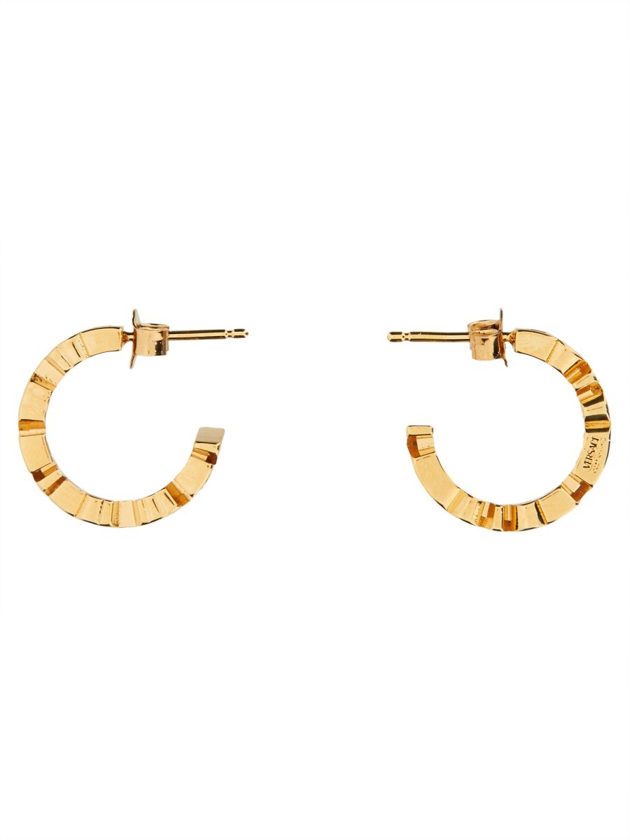 Versace Women's Hoop Earrings Gold