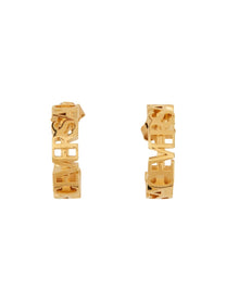 Versace Women's Hoop Earrings Gold
