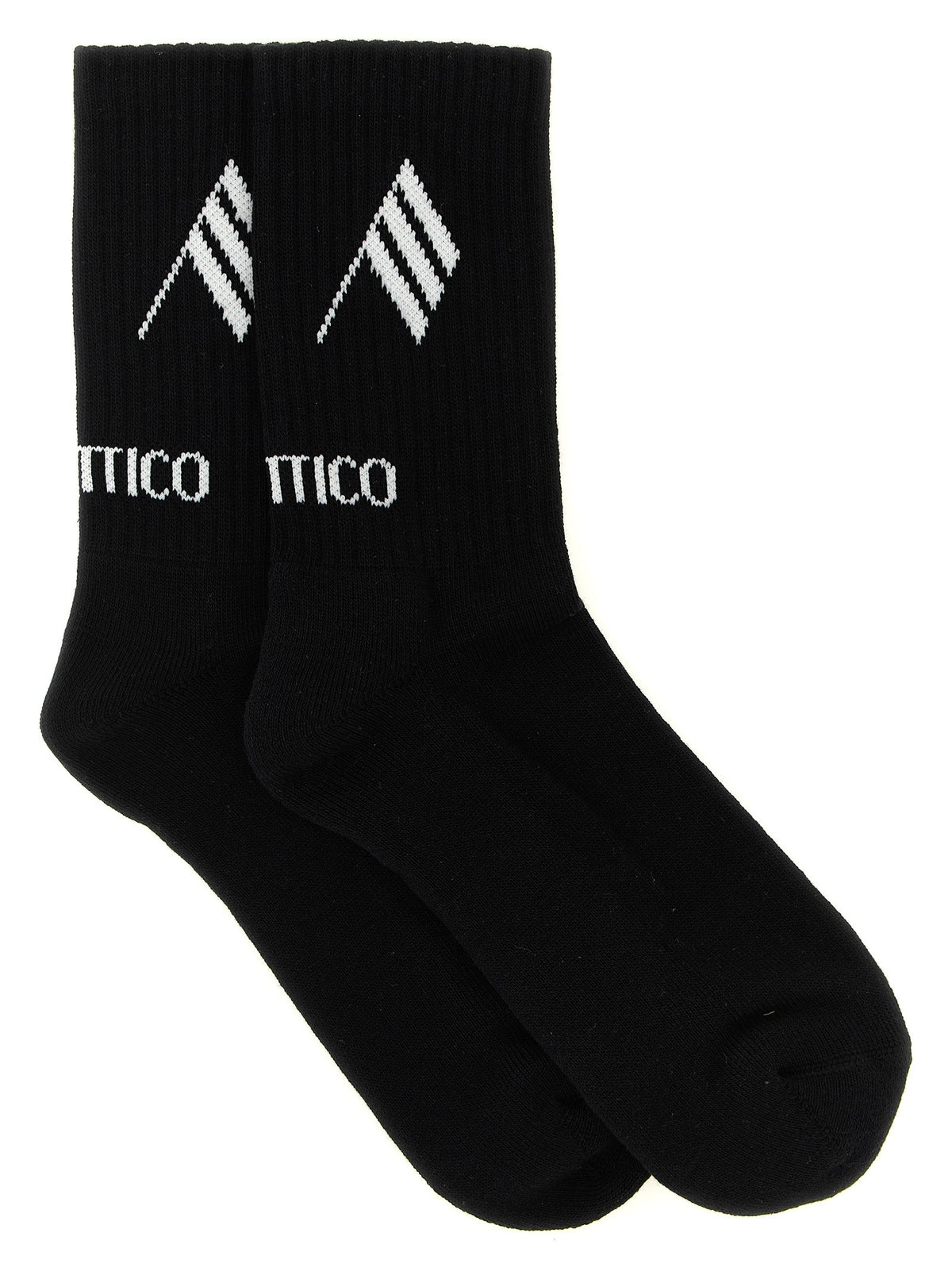 The Attico Intarsia Socks White