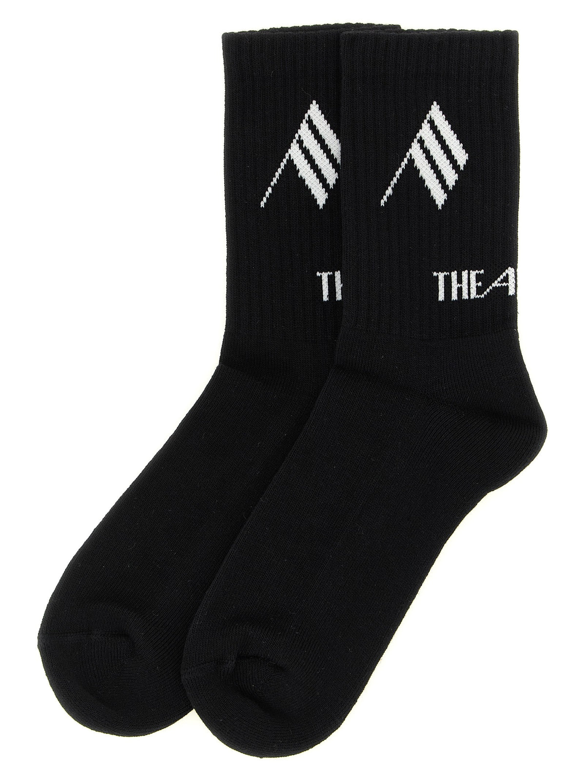 The Attico Intarsia Socks White