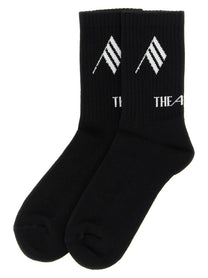The Attico Intarsia Socks White
